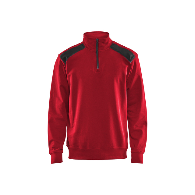 TRÖJA 3353 1158 MED KRAGE RÖD/SVART XXL | Beijerbygg Byggmaterial