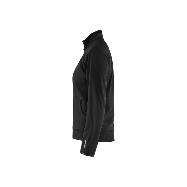 TRÖJA 3394 2526 MED DRAGKEDJA DAM SVART/MÖRKGRÅ XS | Beijerbygg Byggmaterial