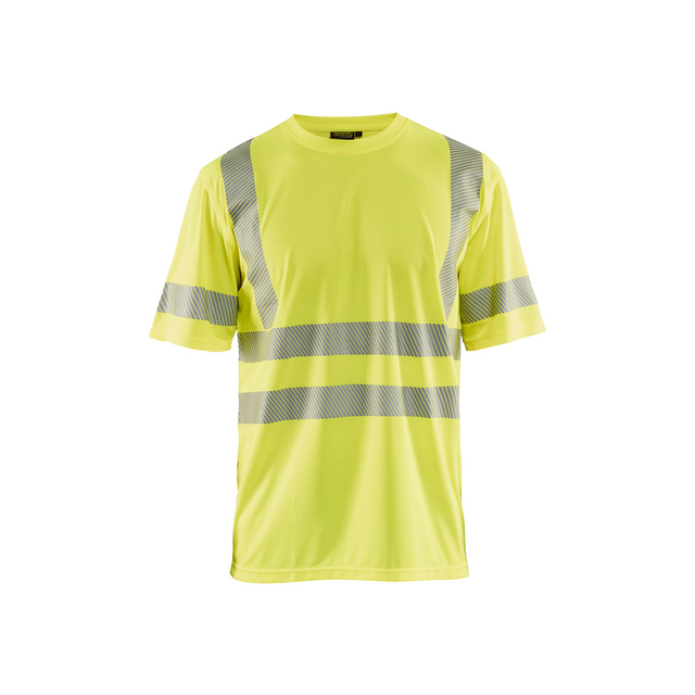 T-SHIRT 3420 1013 VARSEL UV-SK VARSELGUL M