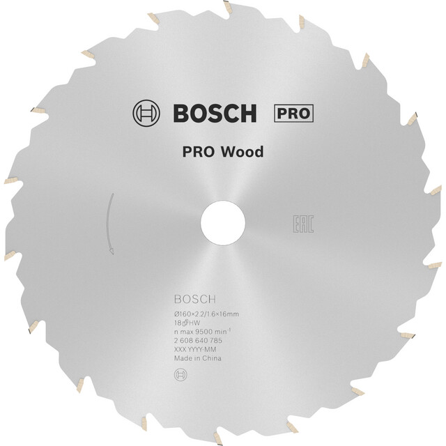 CIRKELSÅGKL 160X16MM T18 SPEED PASSAR HANDCIRKELSÅGAR