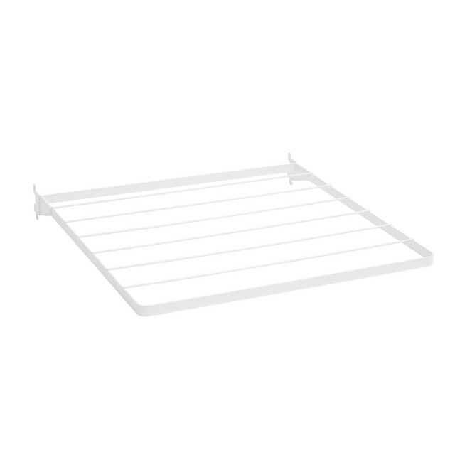 TORKSTÄLLNING NEDFÄLLBAR VIT 607X602X73MM | Beijerbygg Byggmaterial