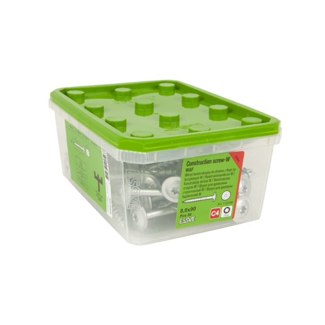 TRÄSKRUV KONSTRUKTION-W CS-50 8,0X90