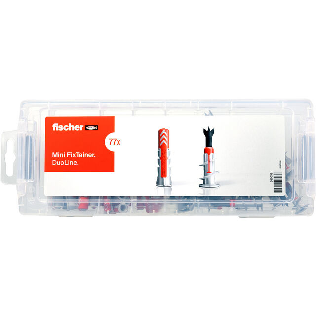 Produktbild föreställande artikeln SORTIMENTSLÅDA DUOLINE MINI FIXTAINER från kategorin Plugg