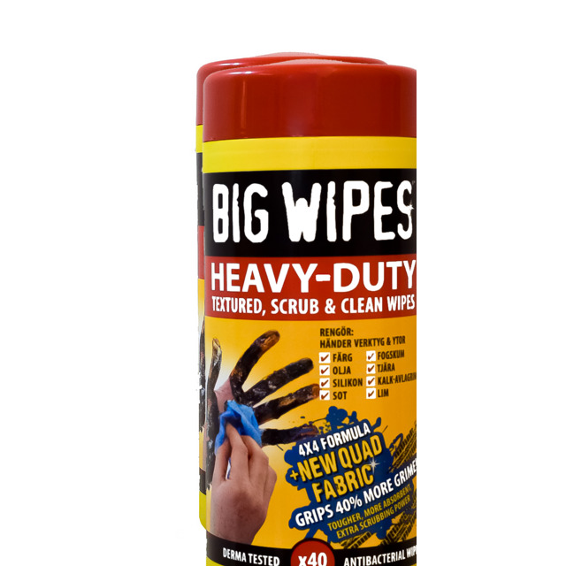 RENGÖRINGSDUK RÖTT LOCK 40 DUK BIG WIPES HEAVY DUTY | Beijerbygg Byggmaterial