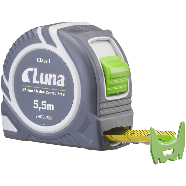 MÄTBAND LUNA PUSH LOCK 5,5M 25MM | Beijerbygg Byggmaterial