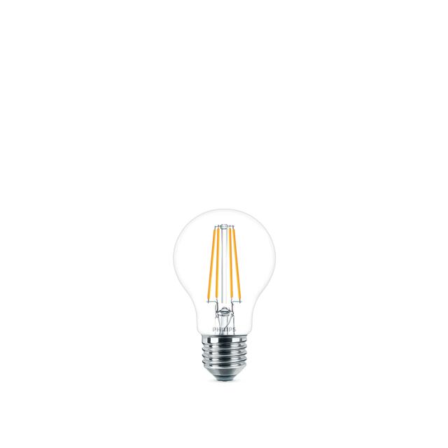 LEDLAMPA PHILIPS CLA GL LJUSKÄ E27 SRT4 VARMVIT KLAR 60W