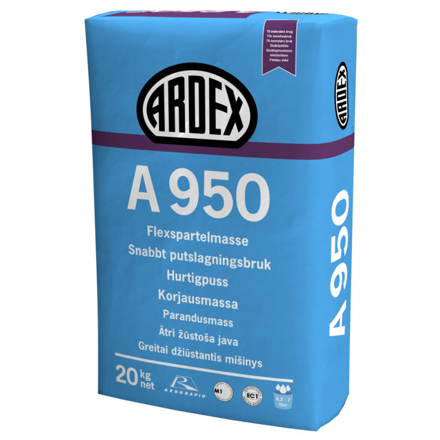 VÄGGSPACKEL ARDEX A950 20KG | Beijer Byggmaterial