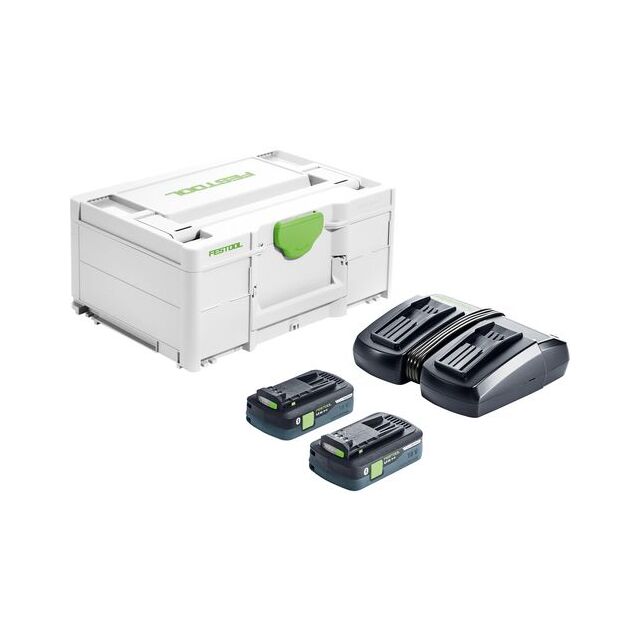 LADDPAKET SYS 18V 2X4,0/TCL 6 DUO | Beijerbygg Byggmaterial