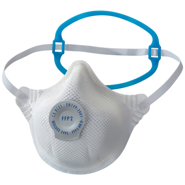 KORTTIDSMASK SMART SOLO 249501 FFP2 NR D VENTIL MOLDEX | Beijerbygg Byggmaterial