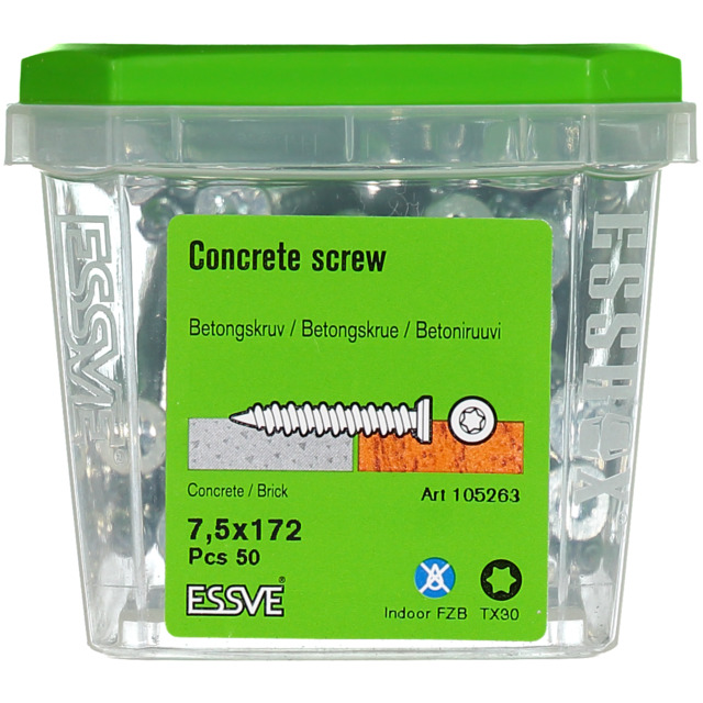 BETONGSKRUV 7,5X172MM ELF 50ST                  100500