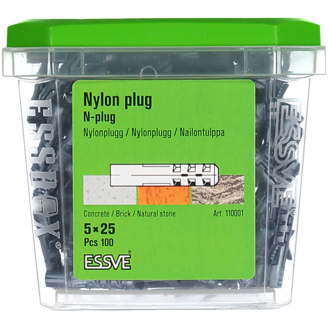 N-PLUGG N5X25 100ST                 100701 | Beijerbygg Byggmaterial