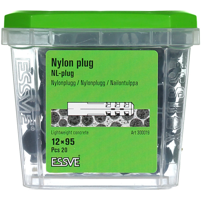 NL-PLUG 12X95 20ST              (12)100701 | Beijerbygg Byggmaterial