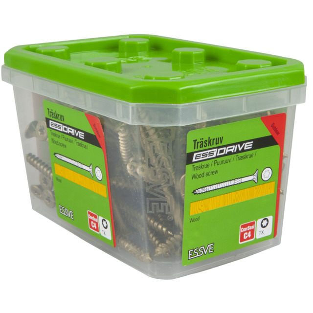 TRÄSKRUV 6,0X80 FH C-SEAL 100 CORRSEAL ESSDRIVE TX30 C4 100ST