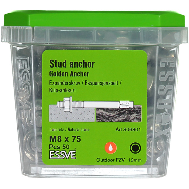 EXPANDER GA M8X75  FZV 50ST