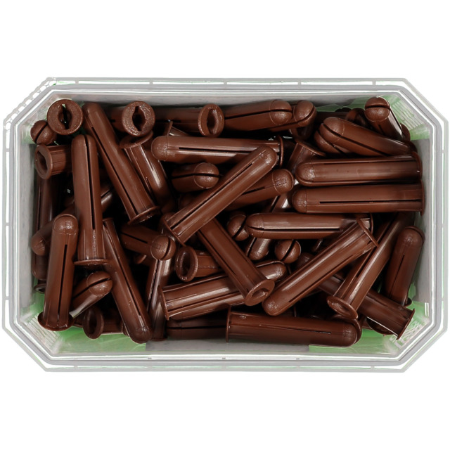 PLASTPLUGG BRUN 8X40 100P