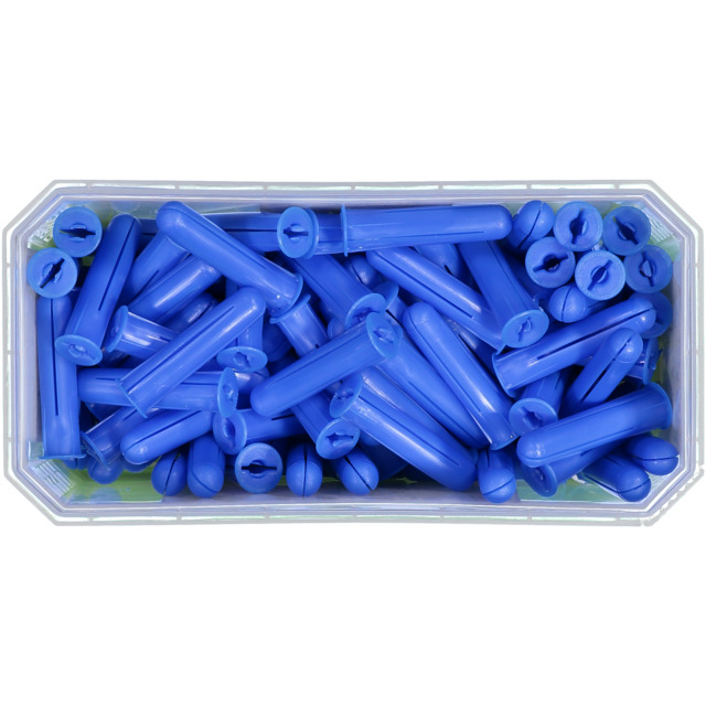 PLASTPLUGG BLÅ 10X50 100P