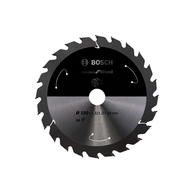 CIRKELSÅGKLINGA ACCU STD TRÄ 150X20X24T