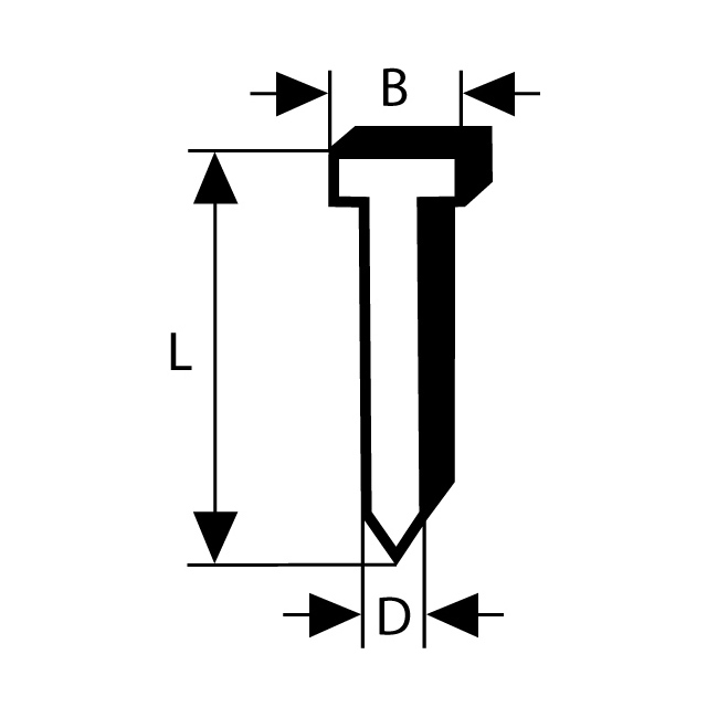 DYCKERT 20GR EFZ 1,6X38MM 2000ST | Beijerbygg Byggmaterial