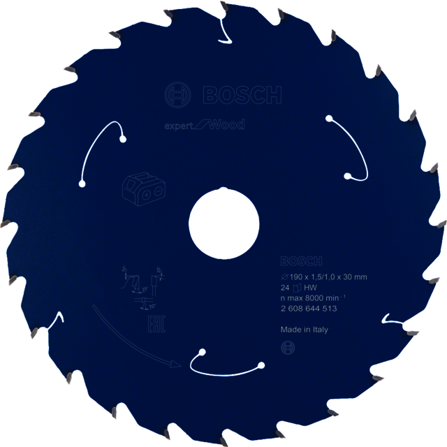 CIRKELSÅGKLINGA EX ACCU TRÄ 190X30X1,5/1X24T