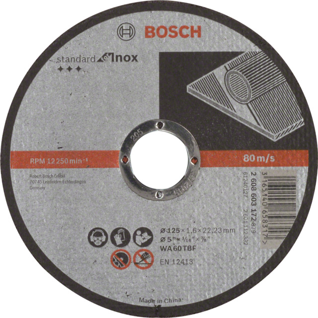 KAPSKIVA INOX 125X1,6MM STD | Beijerbygg Byggmaterial