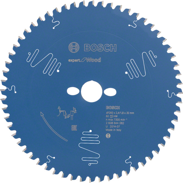 CIRKELSÅGKLINGA EXP WOOD 260X30X2,4MM 60T