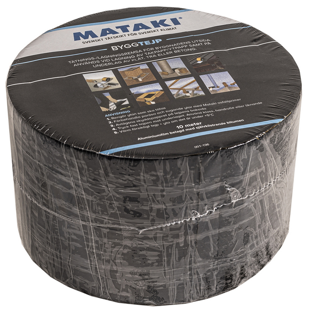 BYGGTEJP MATAKI GRÅ 10MX100MM