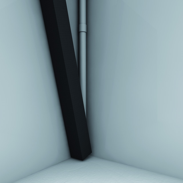 VINKEL VÅTRUMSSKIVA 150X150 JACKON 2,6M