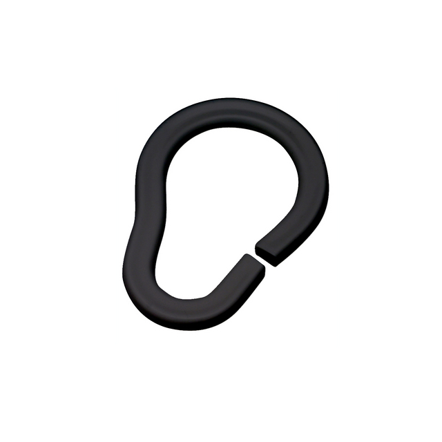 DUSCHDRAPERIRING SVART SB