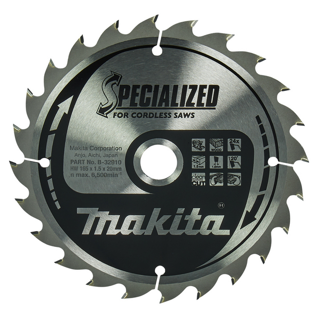 SÅGKLINGA B-32910 MAKITA HM 24T 165X20X1,5MM