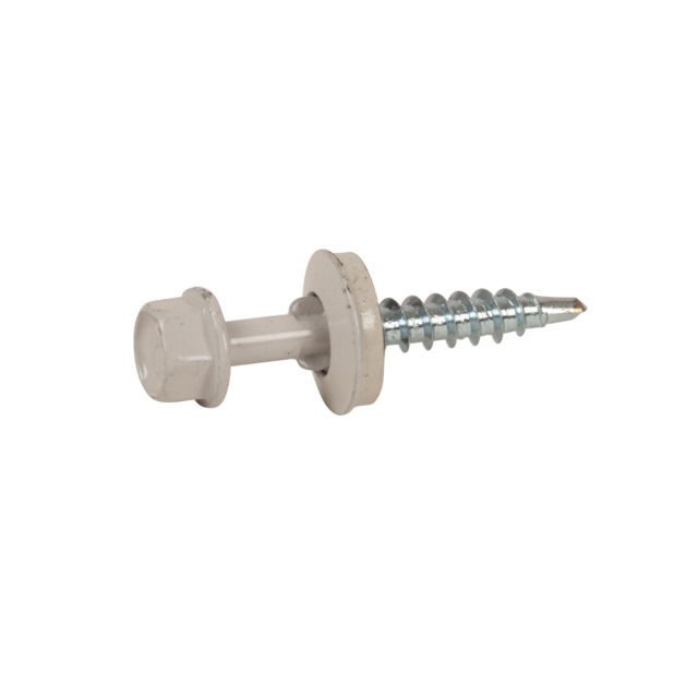FARMARSKRUV BORRSPETS VINGAR MED BRICKA RAL7047 4,8X35 100ST