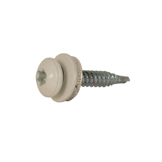 MONTAGESKRUV VIT 4,2X25 100ST RAL9011 M RFR BRICKA