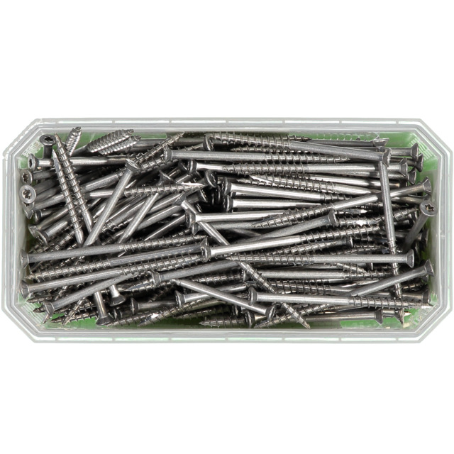 TRALLSKRUV ESSVE A2 4,8X75 250ST ROSTFRI A2 TX20