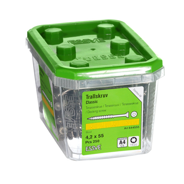 TRALLSKRUV ESSVE A4 4,2X55 250ST