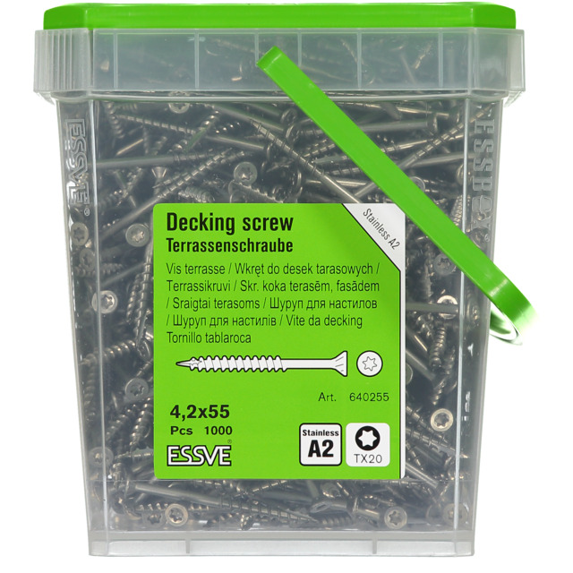 TRALLSKRUV 4,2X55 A2 1000ST 1000ST/HINK RF TX20