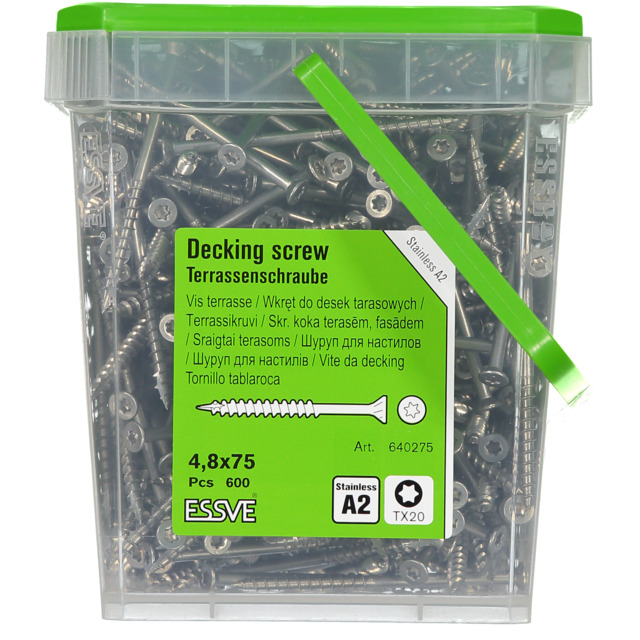 TRALLSKRUV 4,8X75 A2 600ST 600ST/HINK  RF TX20