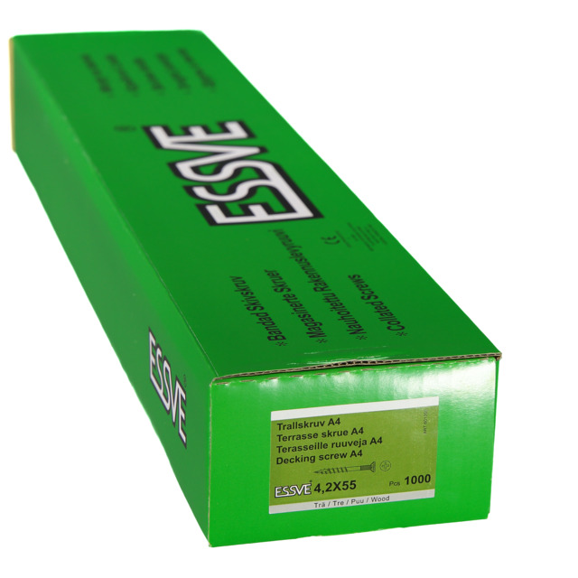 BANDAD TRALLSKRUV 4,2X55MM 1000ST PH2 A4