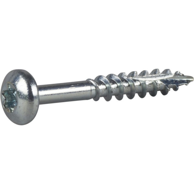 TRÄSKRUV ESSDRIVE KULLRIGT HUVUD  FZB 4,0X30 20ST | Beijerbygg Byggmaterial