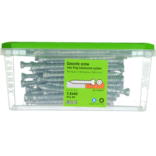 BETONGSKRUV INDU-P 7,5X92 50ST