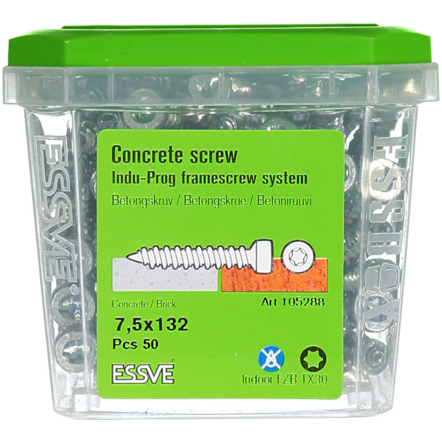 BETONGSKRUV INDU-P 7,5X132 50ST