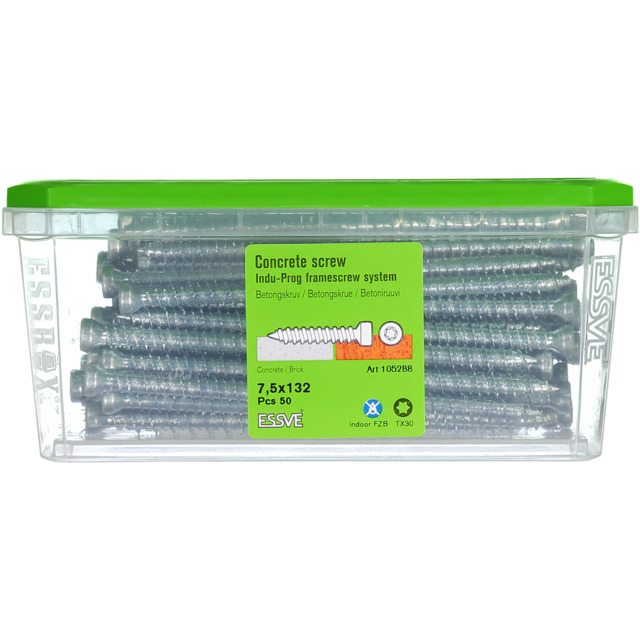 BETONGSKRUV INDU-P 7,5X132 50ST
