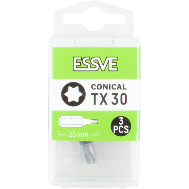 BITS KONISK TX30 25MM 3ST 9980206 | Beijerbygg Byggmaterial