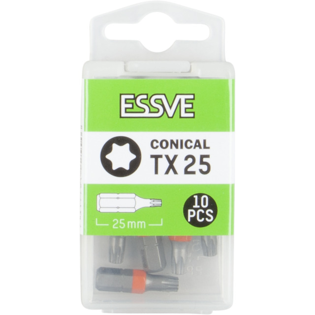 BITS KONISK TX25 25MM 10ST 9980374 | Beijerbygg Byggmaterial