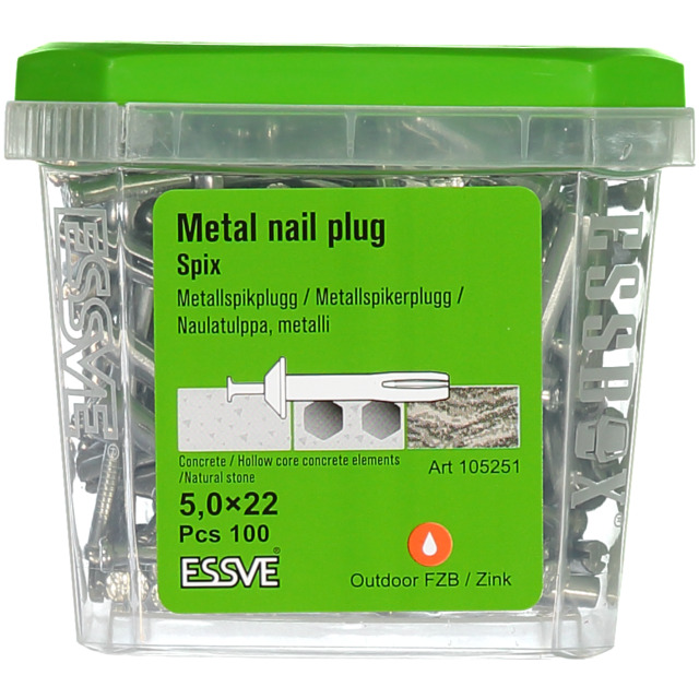 EXPANDERSPIK SPIX 5,0X22 100ST                 101202