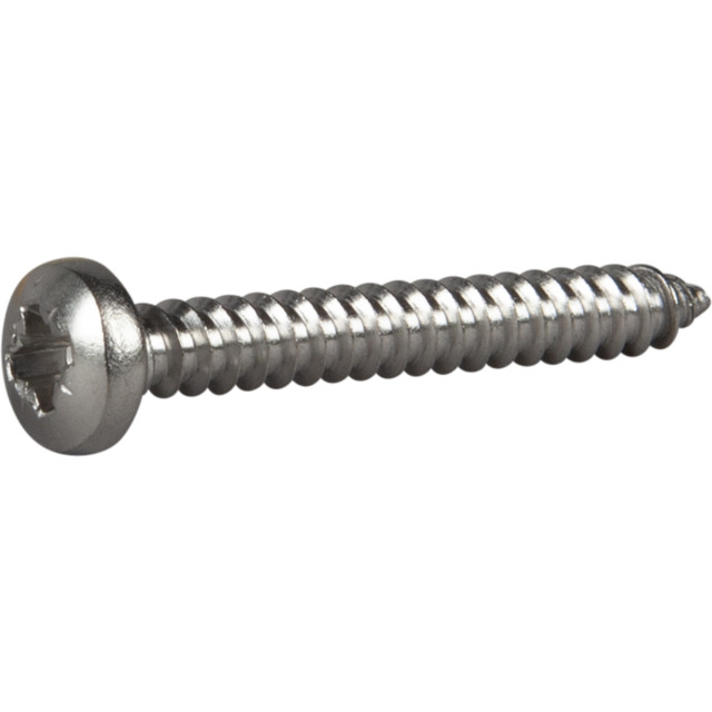 PLÅTSKRUV RUND SKALLE ROSTFRI SYRAFAST A4 4,2X32 10ST | Beijerbygg Byggmaterial