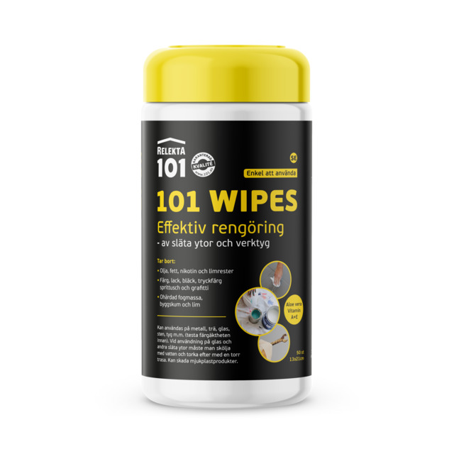 VÅTSERVETT 101 WIPES 13X21CM 50ST | Beijerbygg Byggmaterial