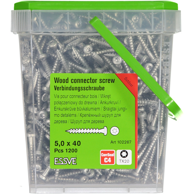 ANKARSKRUV CORRSEAL 5,0X40 1200ST/HINK TX20 FIBERCUT