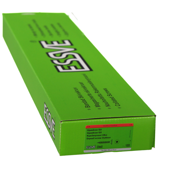 BANDAD GIPSSKRUV 3,9X40 UTVÄND CORRSEAL KOMBI 1000ST/PKT