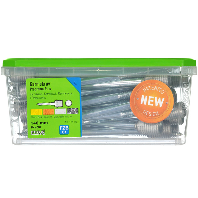 KARMSKRUV PLUS 140MM 30ST/PKT