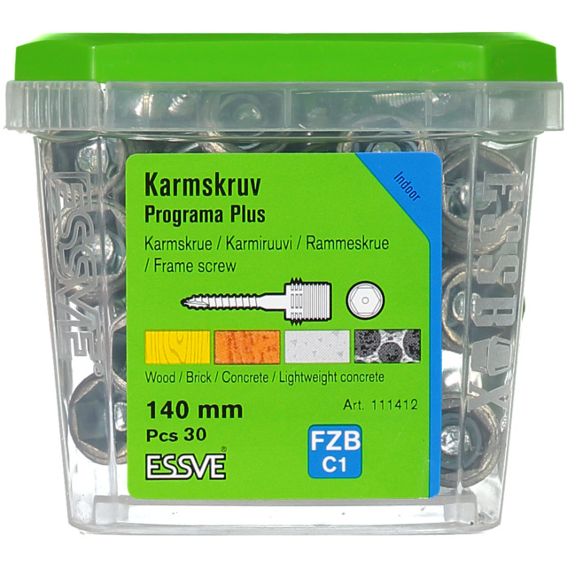 KARMSKRUV PLUS 140MM 30ST/PKT