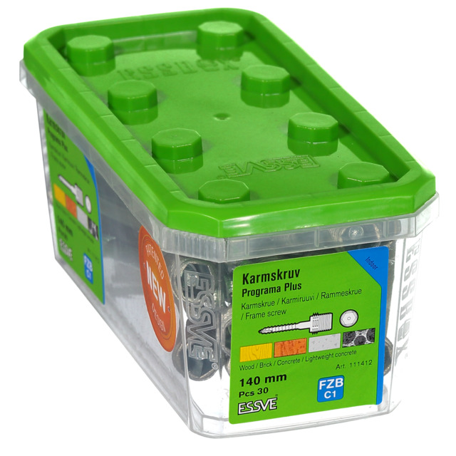KARMSKRUV PLUS 140MM 30ST/PKT